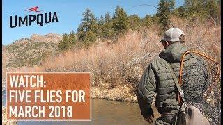 Trouts Fly Fishing: Five Flies for March 2018