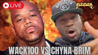 WACK100 VS CHYNA BRIM | Live Reactions w/ Gvnglvnd Niem