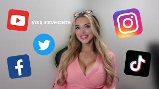 I MADE ALMOST $200K LAST MONTH: What I post on social media daily to market my OnlyFans, Fansly