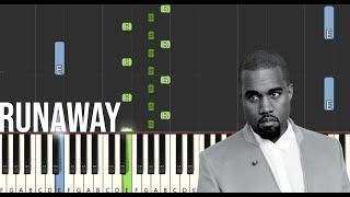 Runaway -  Kanye West | Piano tutorial