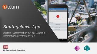 Bautagebuch App - Digitale Transformation auf der Baustelle | Power App & SharePoint