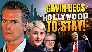 Hollywood Is LEAVING California! Tinsel Town Show Business EXODUS as Newsom BEGS Studios to Stay!