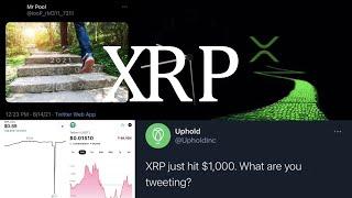 Ripple XRP 4 DIGITS PRICE THAT'S IT? EASILY MORE!!!