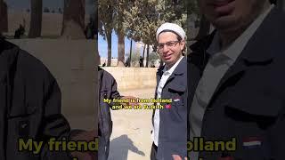 Asking Muslims at Masjid Al-Aqsa Where They're From