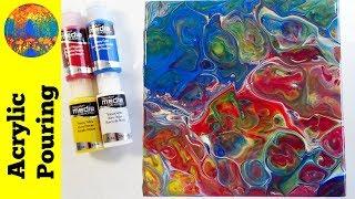 Testing DecoArt Media Fluid Acrylics for Acrylic Pouring (Review)