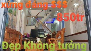 Mẫu nhà lầu mái thái xây dựng 850tr tại TDM  Bình Dương / bình chuẩn / Thuận An / mẫu nhà lầu đẹp