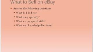 What to Sell on eBay - A Beginners Guide to Selling on eBay