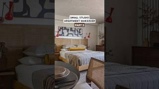 Small Studio Apartment Makeover - Part 5  #apartmenttour #diy #apartment  #roommakeover  #apartments