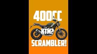 KTM or Triumph?! Scrambler 400 X details + short review! #motorcycle #adventurebike #scrambler