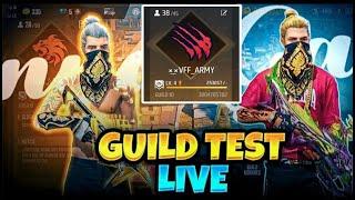 LIVE GUILD TEST 1V2 VELLA FF #FREEFIRELIVE #FREEFIREMAX #VELLAFF #NONSTOPGAMING #CLASSYFF