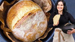 THE BEST - No Fail - Dutch Oven No-Knead Bread