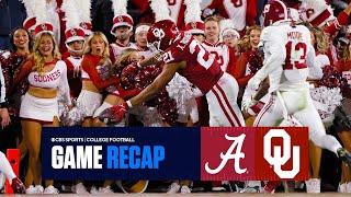 Oklahoma STUNS No. 7 Alabama 24-3, puts Alabama's CFP hopes in danger | Game Recap