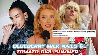 blueberry milk nails & the manufactured trends of tiktok