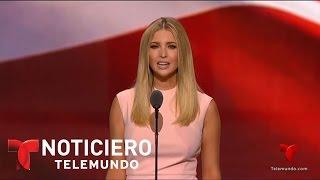 Ivanka Trump: "No me considero ni republicana ni demócrata" | Noticiero | Noticias Telemundo