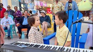 3 Year Old asks if I know "My Heart Will Go On" and Steals The Show