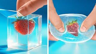 JELLY SAYISFYING FRUITS  DIY SQUISH IDEAS TO TRY AT HOME