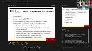 USC Rossier Career Services: EdD Resume Tune Up