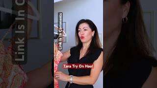 Zara Try On Haul Live On My Channel Now, Don’t Miss It! #fashionshorts