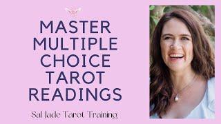 How to Give Multiple Choice Tarot Readings with Sal Jade - Online Tarot Training