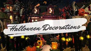 Halloween Miniature Village & Indoor Decor Tour 