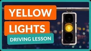 How to Treat Yellow Traffic Lights Correctly - Driving Instructor Explains