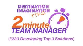 Video 220: Developing top 3 DI Challenge Solution ideas