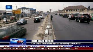 Gov Okowa Inspects Warri-Sapele Road Projects