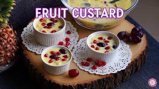 Fruit Custard Recipe |  How to Make Irresistible Fruit Custard at Home: Step-by-Step Guide! 