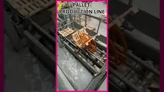 Pallet Production Machine #shorts #pallets #automation #robots