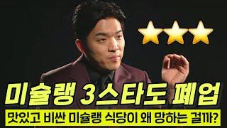 줄줄이 파산하는 미슐랭 식당들ㄷㄷ대체 왜 유지조차 안 될까?