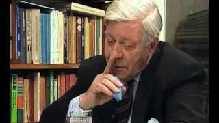 Helmut Schmidt im Gespräch mit Karl Popper (1992)