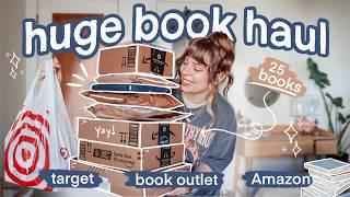 HUGE Book Haul  20+ books | Target + Amazon + Book Outlet