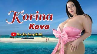 Korina Kova  Plus Size Curvy Model • Biography • Lifestyle • Wiki • Facts | Instagram Fashion Model