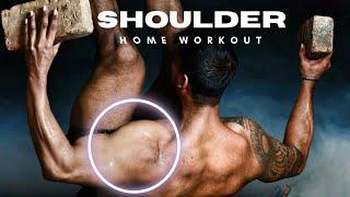 10 MIN SHOULDER WORKOUT WITH BRICKS ||NO GYM REQUIRED