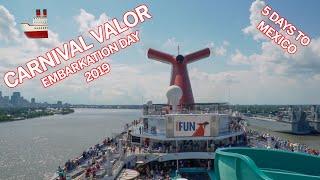 Embarkation day! Sailing to Mexico  (Carnival Valor 2019)