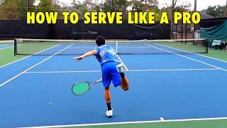 SERVING LESSON WITH PRO ATP PLAYER  [CHANGBANG TEACHES EP. 2]