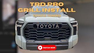 TRD PRO GRILL INSTALL 3RD GEN TUNDRA EP. 2