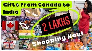 Gifts Shopping for India Visit | From Canada to India | Shopping Haul & Packing hacks️