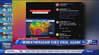 CW39's Chief meteorologist Adam Krueger goes viral AGAIN | CW39 HOUSTON