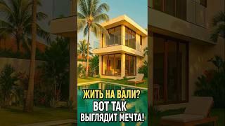 Современный дом на Бали — мечта или реальность? ️ #Бали #ДомМечты
