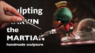 Marvin Martian | Sculpting Marvin the Martian in Zer0 Gravity with polymer Clay (feat. Tweety)