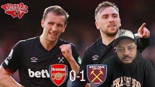  Arsenal 0-1 West Ham | Troopz Match Reaction | IT'S OVER!! 