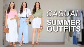 22 CASUAL & CHIC EVERYDAY SUMMER OUTFITS 2024