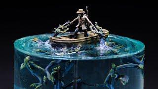 Mermaid Attack | Epoxy Resin Diorama