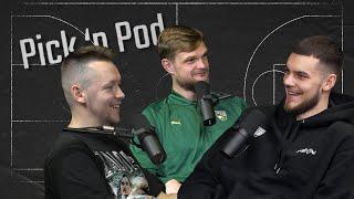 PICK'N'POD TALKS: Deividas Sirvydis (stilius, NBA ir tritaškiai Eurolygoje)