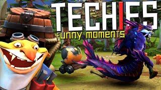 Techies Has Attachment Issues - DotA 2 Funny Moments