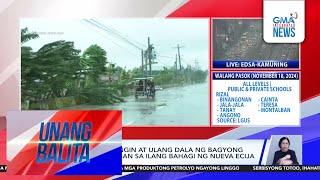 Malakas na hangin at ulang dala ng Bagyong Pepito, naranasan sa ilang bahagi ng... | Unang Hirit