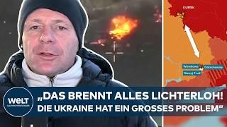 UKRAINE-KRIEG: „Das brennt alles lichterloh! Das ist der Preis für die Operation Kursk“ | Frontlage