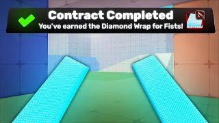 I Unlocked THE DIAMOND FISTS WRAP... (Roblox Rivals)