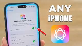 Can You Get Apple Intelligence on ANY iPhone?